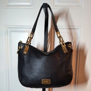 Black Leather Shoulder Bag